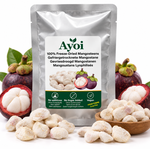 Freeze-Dried Mangosteen 15g – 100% Fruit Snack Exotic Fruits | Ayoi