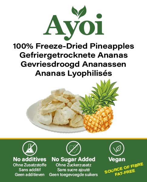 Freeze-Dried Pineapple 15g – 100% Fruit Snack | Ayoi
