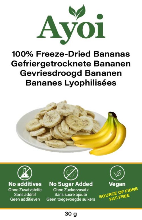BANANA 30g – Freeze-Dried Banana Fruit Snacks