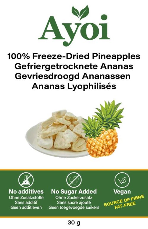 5 Freeze-Dried Fruit Variety Pack – 30 g Family Size x 5 packs