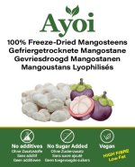 Freeze-Dried Mangosteen 15g – 100% Fruit Snack Exotic Fruits | Ayoi